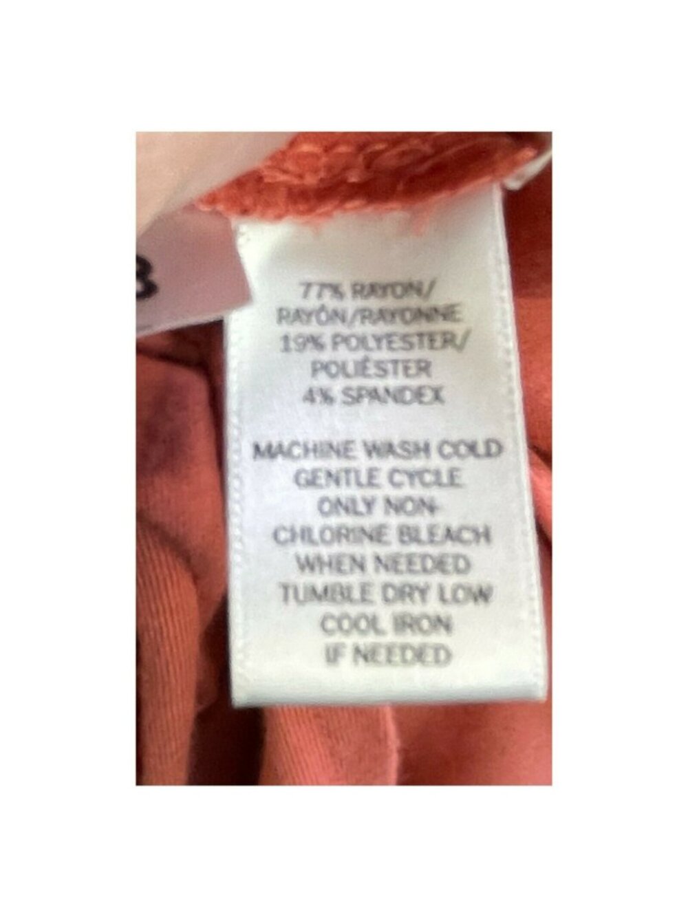 Ann Taylor Loft Womens Coral Midi Dress With Drawstring Waist Size M - Picture 7 of 7